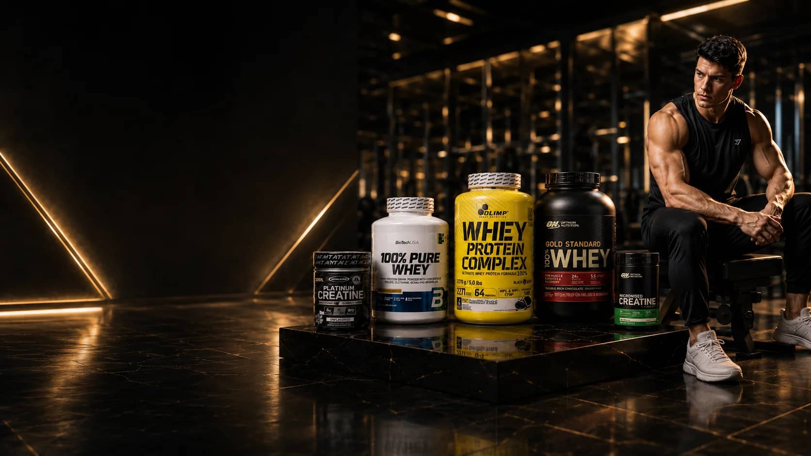 Whey, créatine et compléments — Protéine Tunisie